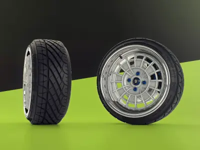 Mugen NR10R 17in JDM rare rim - RIM ONLY - 3D model