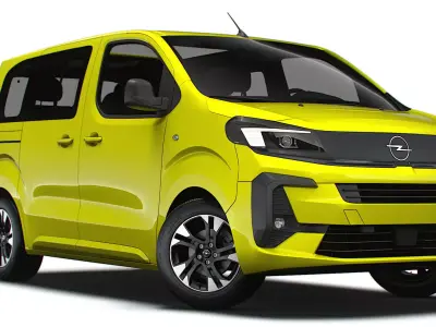 Opel Zafira Life Electric Small 2024 3D model