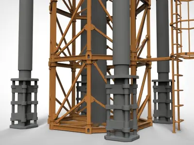 sci fi props 2 3D model