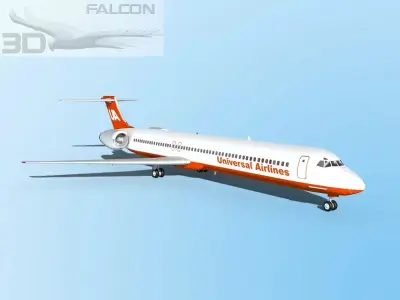 Falcon3D MD-80 Universal Air 1 3D model