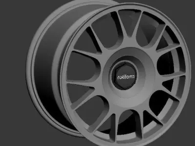 Rotiform TUF wheel 3D model