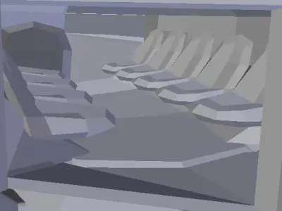 Heavy military car Free 3D model