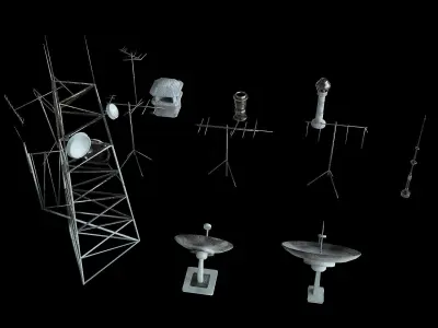 Rooftop details 3D-Models 3D model