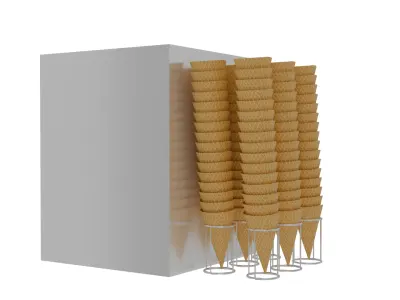 Realistic Ice Cream Machine 3D Asset 3D model