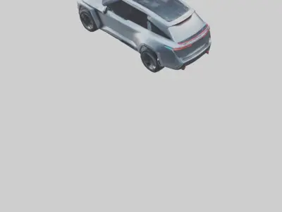 Futuristic Super SUV model 3D model