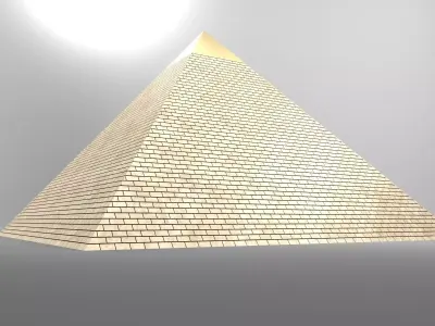Pyramid a relief model Free 3D model