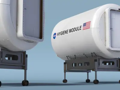 NASA Space Hygiene Module Mobile 3D model