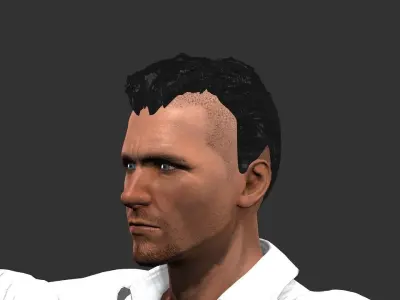 Hair models 3D model