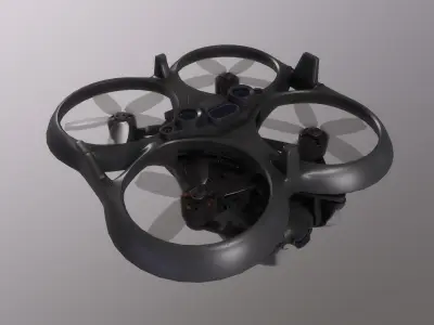 dji avata PBR game ready Low-poly 3D model