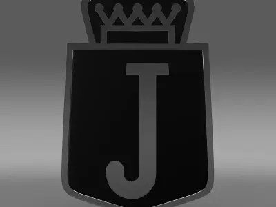 Jensen logo 3D model