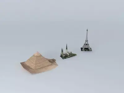 building sizes part 1 Free 3D model