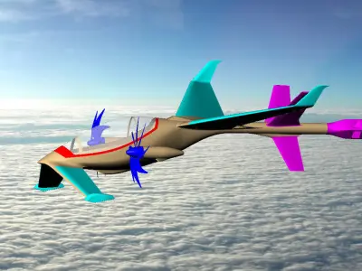 vtol concept Free 3D model