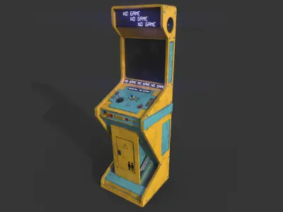 Game Machine Low-poly 3D model