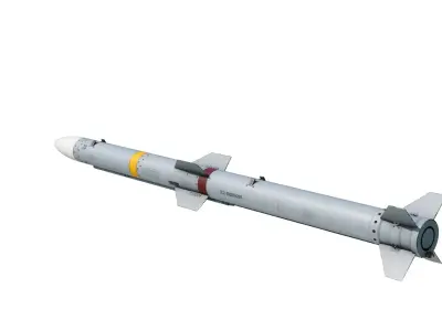 Taiwan TC-2 TC2 Sky Sword II BVR air-to-air Missile 3D model