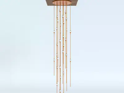 Modern Chandelier Free 3D model purchase