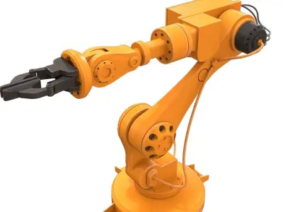 industrial robot 3D model