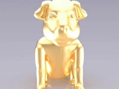 DOG PENDANT 3D model