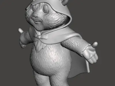STL File 3D Ewoks Malani 3D Print Model 3D OBJ 3D print model 3D print model