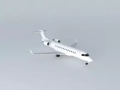 Template - Bombardier Canadair CRJ 200 3D model