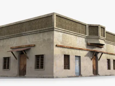 Arab x24 Low-poly 3D model