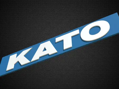 kato logo 3D model