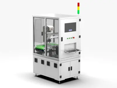 Automatic Scanning Code Labeling Machine 3D model