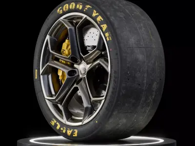 Goodyear Eagle 265 660 ZR18 3D model
