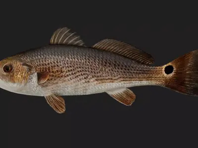 Darter Low-poly 3D model