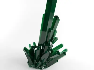 Crystal Diamond Low Poly Realistic krystal Low-poly 3D model