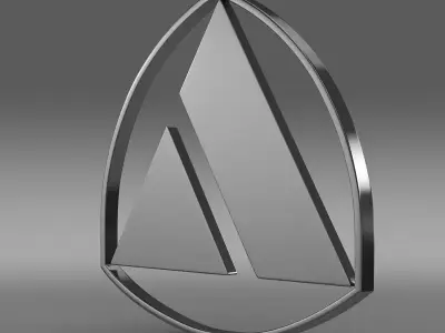 Autobianchi logo 3D model