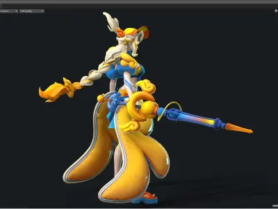 Bikini girl 3D model