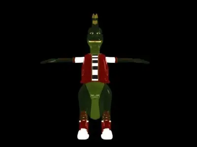 Robbie  Dinosaur series tv 3D model