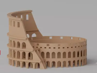 Roman Colosseum Rome Italy 3D model