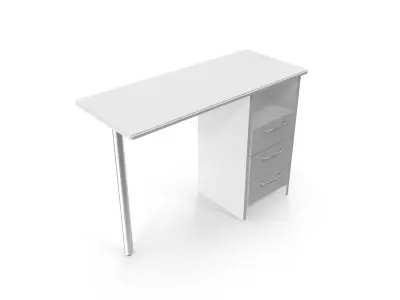 Manicure table C Free 3D model