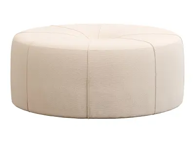Ferris Oval Ottoman Free low-poly 3D model