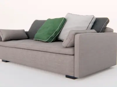 Decent Modular Sofa  Free 3D model