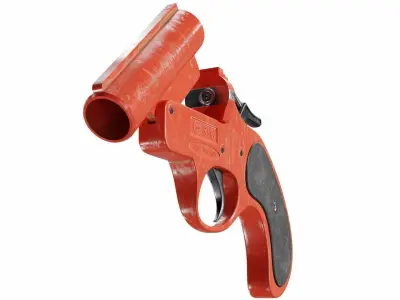 Flare gun 3D model