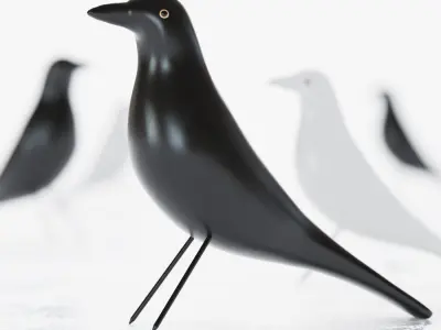 Eames House Bird Figurine 3D model