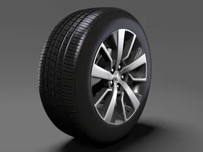 Toyota ProAce Verso wheel 2017 3D model