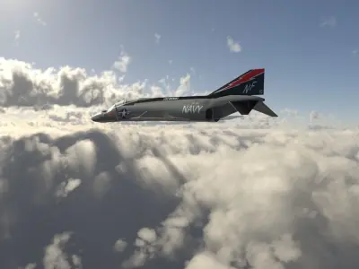 McDonnell Douglas F-4 Phantom II 3D model