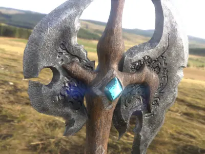 3D AXE MODEL 3D model