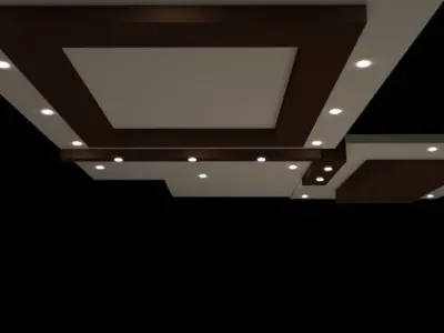 False Ceiling Design 3D model