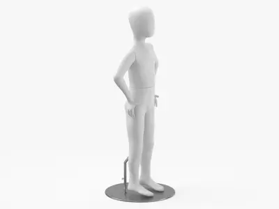 Clothing Mannequins Modular 07 3D model