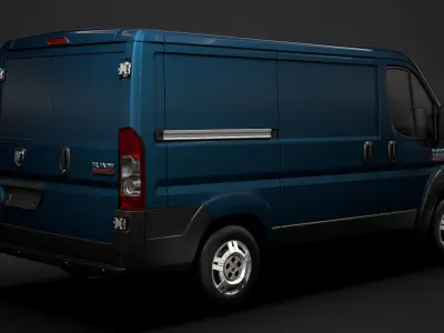 Ram Promaster Cargo 1500 LR 118WB 2020 3D model