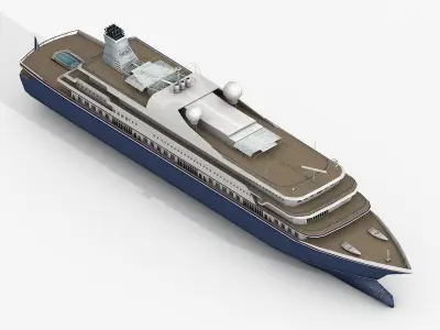 Watercraft Collection of Sailboats Pack - 9 Lowpoly 3D Models Low-poly 3D model