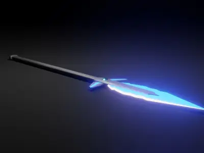 The Spear of Faith Low-poly Free low-poly 3D model