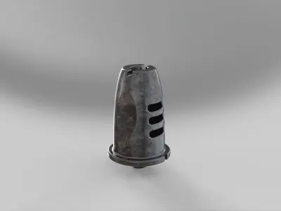 muzzle brake vol14 3D model
