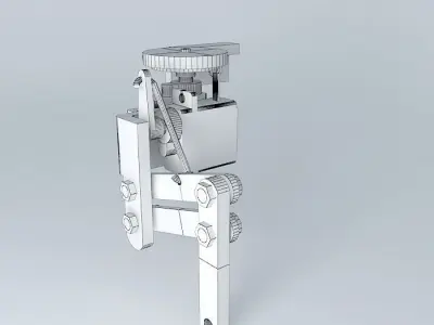 Coordination with servo motors Free 3D model