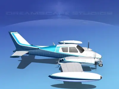 Cessna 310 V05 3D model