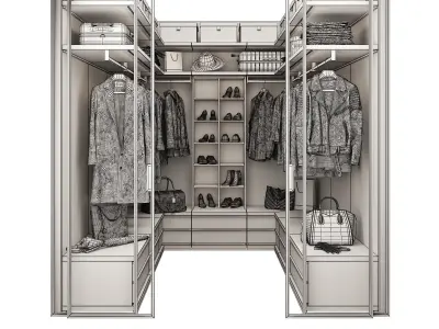 Walk-in Closet 98 part 1 3D model